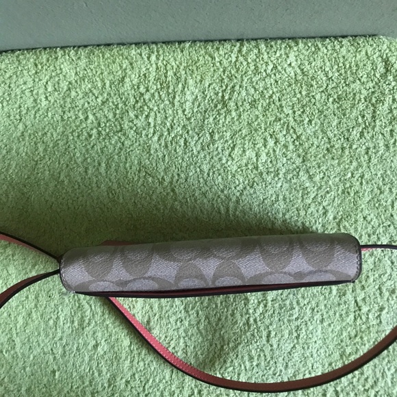 Coach Signature Leather Crossbody Mini Convertible Clutch Bag - Picture 8 of 14